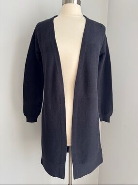 Athleta Open-Front Cardigan Sweater - Black, Size S